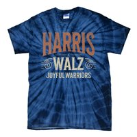 Kamala Harris Tim Walz Waltz 2024 Joyful Warriors Tie-Dye T-Shirt