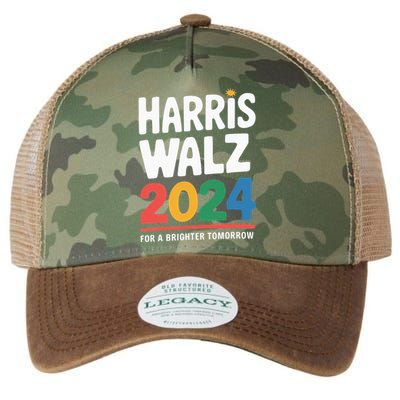 Kamala Harris Tim Waltz Campaign Harris Walz 2024 Legacy Tie Dye Trucker Hat