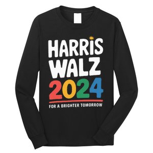 Kamala Harris Tim Waltz Campaign Harris Walz 2024 Long Sleeve Shirt