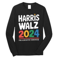 Kamala Harris Tim Waltz Campaign Harris Walz 2024 Long Sleeve Shirt