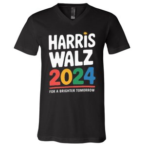 Kamala Harris Tim Waltz Campaign Harris Walz 2024 V-Neck T-Shirt