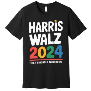 Kamala Harris Tim Waltz Campaign Harris Walz 2024 Premium T-Shirt