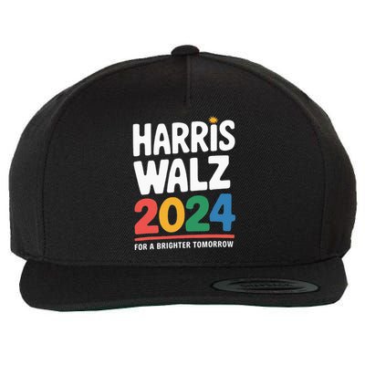 Kamala Harris Tim Waltz Campaign Harris Walz 2024 Wool Snapback Cap