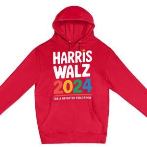 Kamala Harris Tim Waltz Campaign Harris Walz 2024 Premium Pullover Hoodie