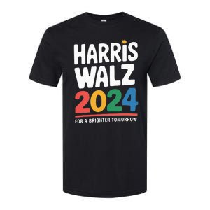 Kamala Harris Tim Waltz Campaign Harris Walz 2024 Softstyle CVC T-Shirt