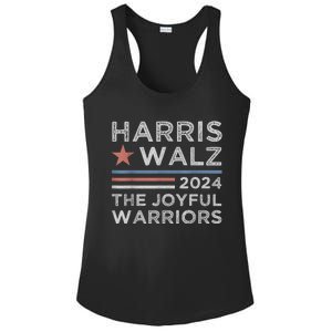 Kamala Harris Tim Walz Waltz 2024 Joyful Warriors Ladies PosiCharge Competitor Racerback Tank