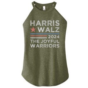 Kamala Harris Tim Walz Waltz 2024 Joyful Warriors Women's Perfect Tri Rocker Tank