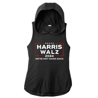 Kamala Harris Tim Walz Waltz Vp President Harris Waltz 2024 Ladies PosiCharge Tri-Blend Wicking Draft Hoodie Tank