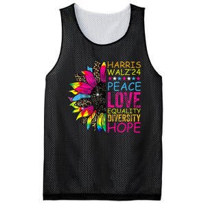 Kamala Harris Tim Walz 2024 Peace Lgbt Harris Walz Waltz Mesh Reversible Basketball Jersey Tank