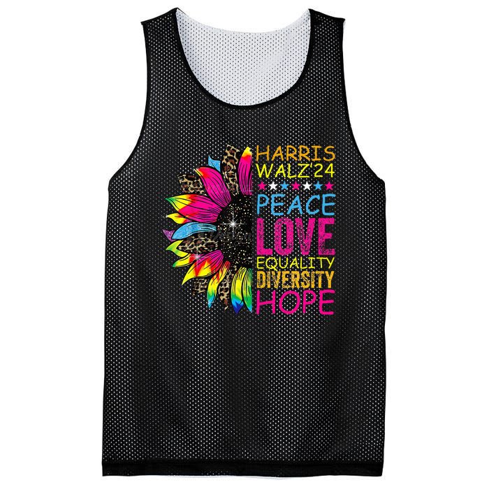 Kamala Harris Tim Walz 2024 Peace Lgbt Harris Walz Waltz Mesh Reversible Basketball Jersey Tank