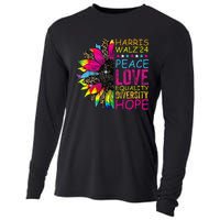 Kamala Harris Tim Walz 2024 Peace Lgbt Harris Walz Waltz Cooling Performance Long Sleeve Crew