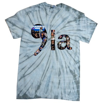 Kamala Harris Trump Presidential Debate 2024 Tie-Dye T-Shirt