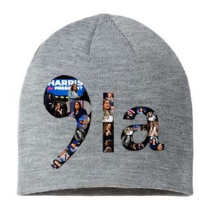 Kamala Harris Trump Presidential Debate 2024 Sustainable Beanie