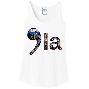 Kamala Harris Trump Presidential Debate 2024 Ladies Essential Tank