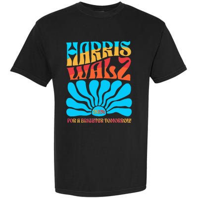 Kamala Harris Tim Walz 2024 For A Brighter Tomorrow Garment-Dyed Heavyweight T-Shirt