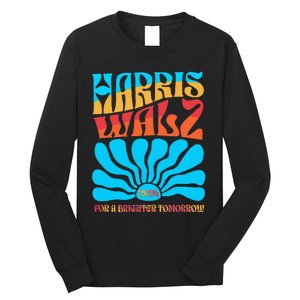 Kamala Harris Tim Walz 2024 For A Brighter Tomorrow Long Sleeve Shirt