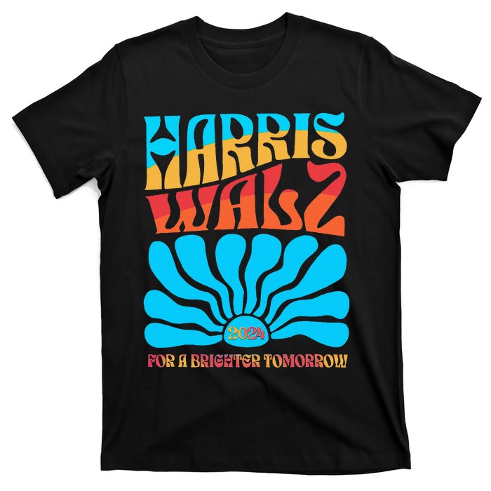 Kamala Harris Tim Walz 2024 For A Brighter Tomorrow T-Shirt