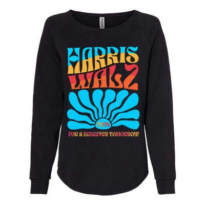 Kamala Harris Tim Walz 2024 For A Brighter Tomorrow Womens California Wash Sweatshirt