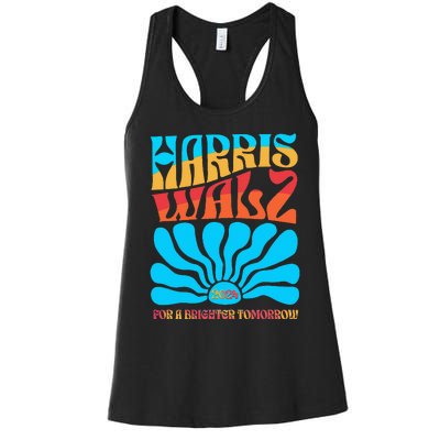 Kamala Harris Tim Walz 2024 For A Brighter Tomorrow Women's Racerback Tank