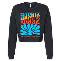 Kamala Harris Tim Walz 2024 For A Brighter Tomorrow Cropped Pullover Crew