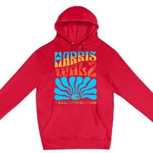 Kamala Harris Tim Walz 2024 For A Brighter Tomorrow Premium Pullover Hoodie