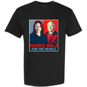 Kamala Harris Tim Walz Waltz For The People 2024 Garment-Dyed Heavyweight T-Shirt