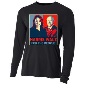 Kamala Harris Tim Walz Waltz For The People 2024 Cooling Performance Long Sleeve Crew