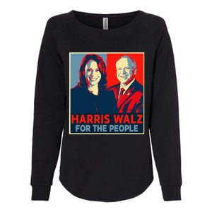 Kamala Harris Tim Walz Waltz For The People 2024 Womens California Wash Sweatshirt