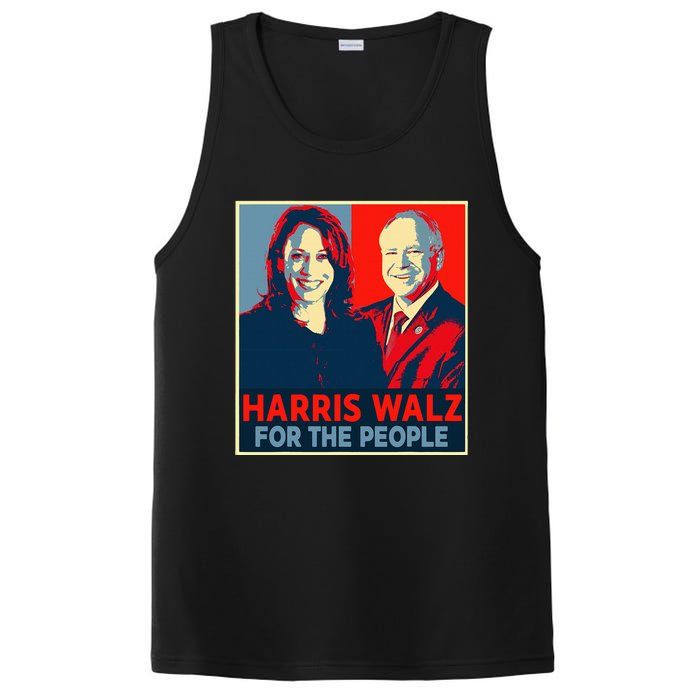 Kamala Harris Tim Walz Waltz For The People 2024 PosiCharge Competitor Tank