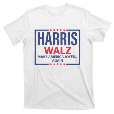 Kamala Harris Tim Walz Waltz Make America Joyful Again 2024 T-Shirt