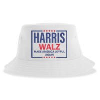 Kamala Harris Tim Walz Waltz Make America Joyful Again 2024 Sustainable Bucket Hat