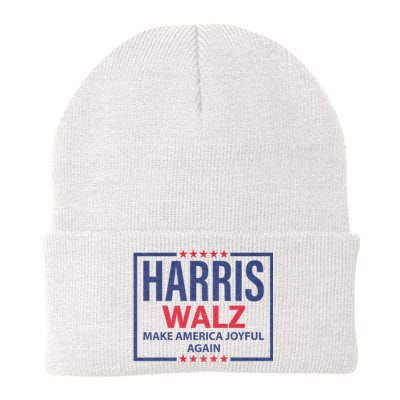 Kamala Harris Tim Walz Waltz Make America Joyful Again 2024 Knit Cap Winter Beanie