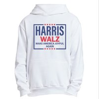 Kamala Harris Tim Walz Waltz Make America Joyful Again 2024 Urban Pullover Hoodie