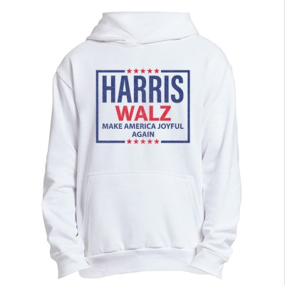 Kamala Harris Tim Walz Waltz Make America Joyful Again 2024 Urban Pullover Hoodie