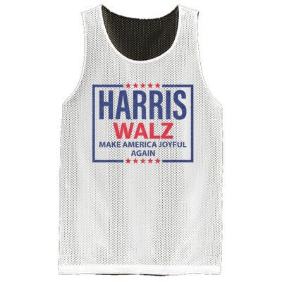 Kamala Harris Tim Walz Waltz Make America Joyful Again 2024 Mesh Reversible Basketball Jersey Tank