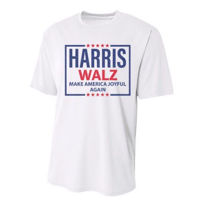 Kamala Harris Tim Walz Waltz Make America Joyful Again 2024 Performance Sprint T-Shirt