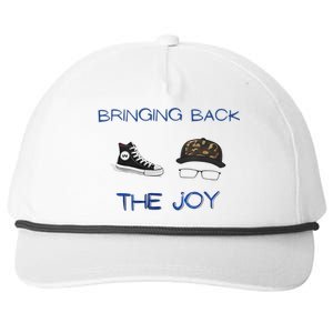 Kamala Harris Tim Walz Waltz Bringing Back The Joy Snapback Five-Panel Rope Hat