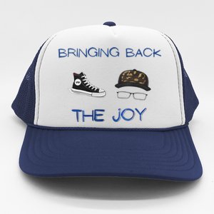 Kamala Harris Tim Walz Waltz Bringing Back The Joy Trucker Hat