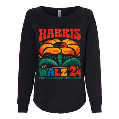 Kamala Harris Tim Walz 2024 Peace Lgbt Harris Walz Waltz Womens California Wash Sweatshirt