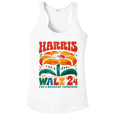 Kamala Harris Tim Walz 2024 Peace Lgbt Harris Walz Waltz Ladies PosiCharge Competitor Racerback Tank