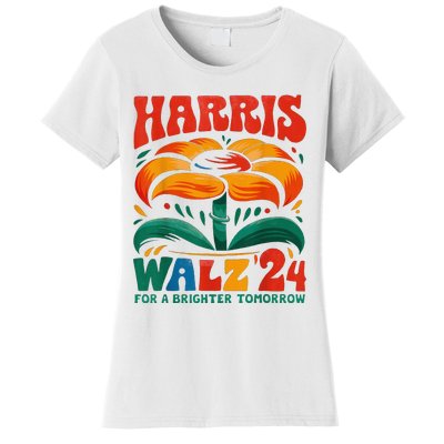 Kamala Harris Tim Walz 2024 Peace Lgbt Harris Walz Waltz Women's T-Shirt