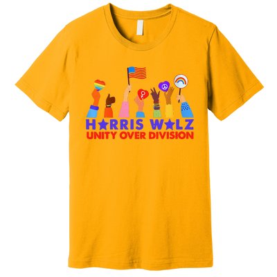 Kamala Harris Tim Walz Walz Boho Aesthetic Premium T-Shirt