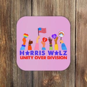 Kamala Harris Tim Walz Walz Boho Aesthetic Coaster