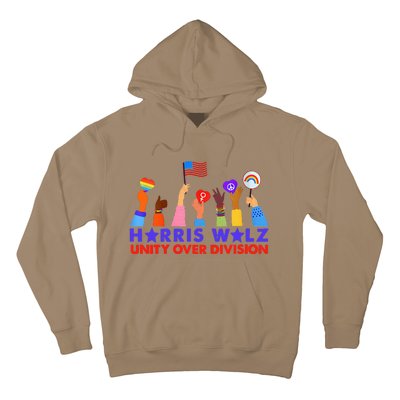 Kamala Harris Tim Walz Walz Boho Aesthetic Hoodie