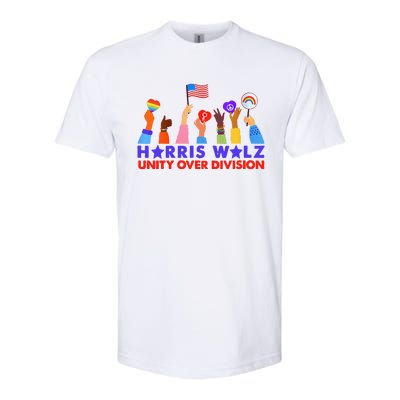 Kamala Harris Tim Walz Walz Boho Aesthetic Softstyle CVC T-Shirt