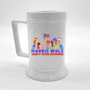 Kamala Harris Tim Walz Walz Boho Aesthetic Beer Stein