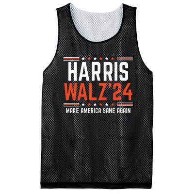 Kamala Harris Tim Walz Mesh Reversible Basketball Jersey Tank