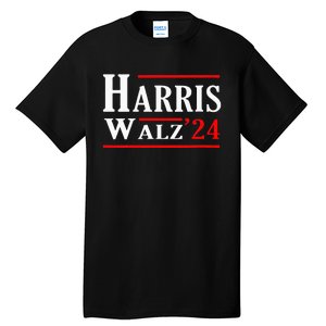 Kamala Harris Tim Walz 2024 Election Harris Walz 2024 Tall T-Shirt