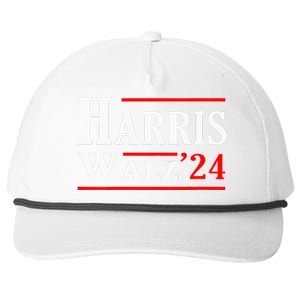 Kamala Harris Tim Walz 2024 Election Harris Walz 2024 Snapback Five-Panel Rope Hat