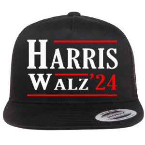 Kamala Harris Tim Walz 2024 Election Harris Walz 2024 Flat Bill Trucker Hat